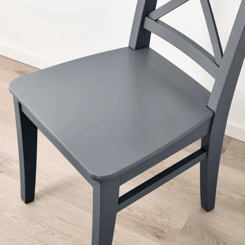 Стул - INGOLF IKEA/ ИНГОЛЬФ ИКЕА, 91х43х52 см, серый
