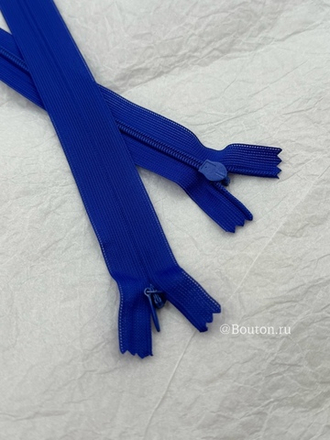 Молния потайная синяя
