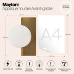 Настенный светильник (бра) Maytoni MOD324WL-01BS