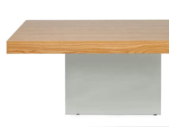 Обеденный стол Somerset 200x100 см, шпон дуба, ножка из стекла