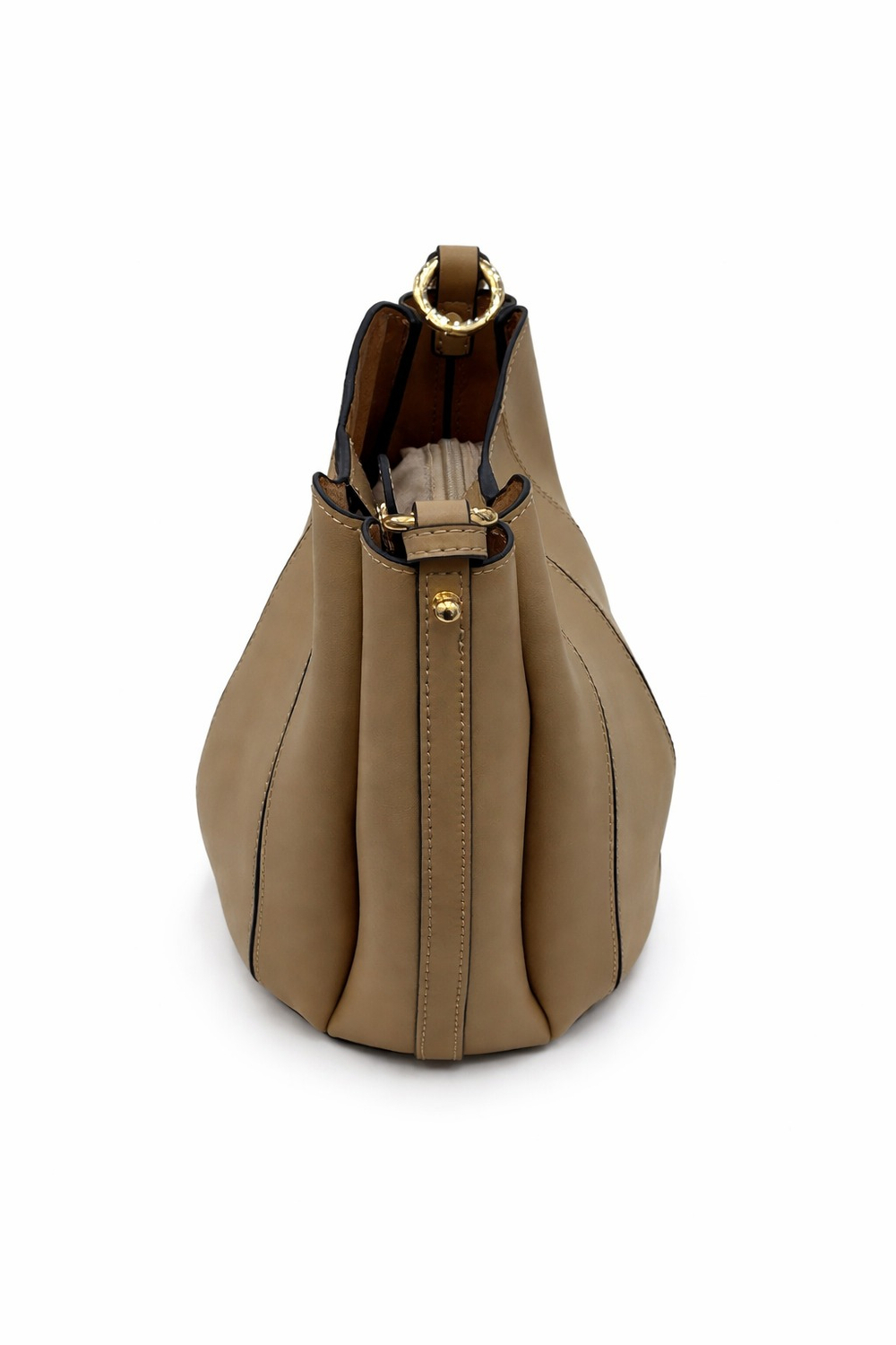 ITALY K сумка-ведро - бежевый