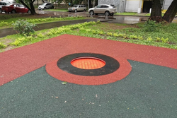 Батут круглый для площадок