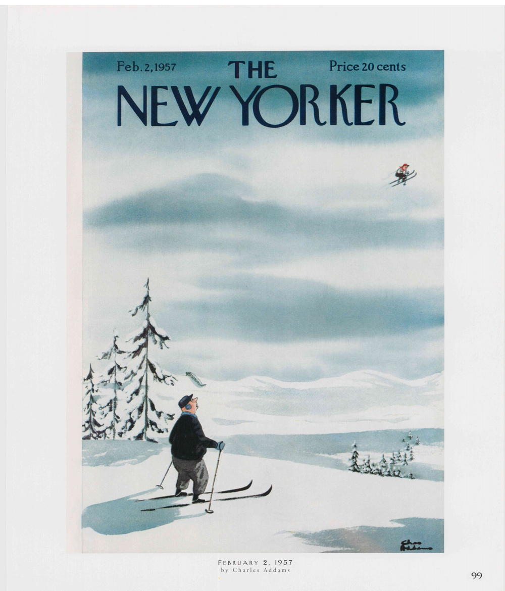 Постер журнала The New Yorker 02-02-1957, односторонний