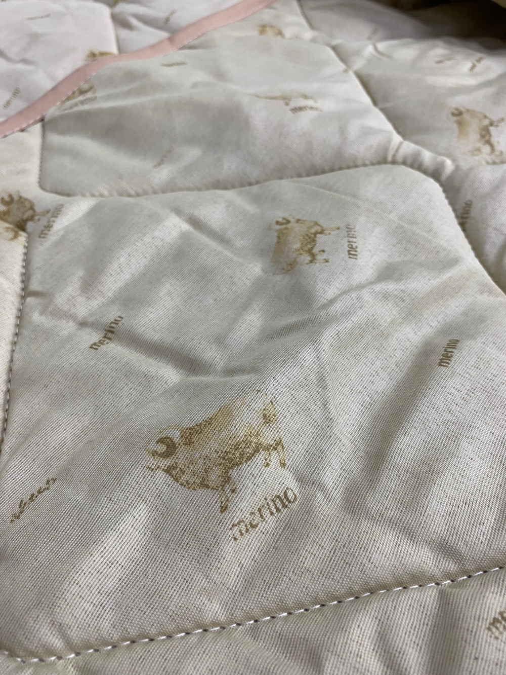 Одеяло "Овечья шерсть" всесезон. п/э 140*205 (плотность 300г/м2)