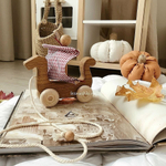 Каталка Драккар варягов под парусом Леснушки