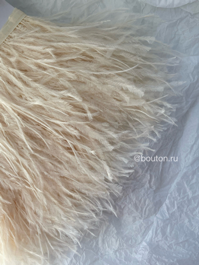 Перо бежевое