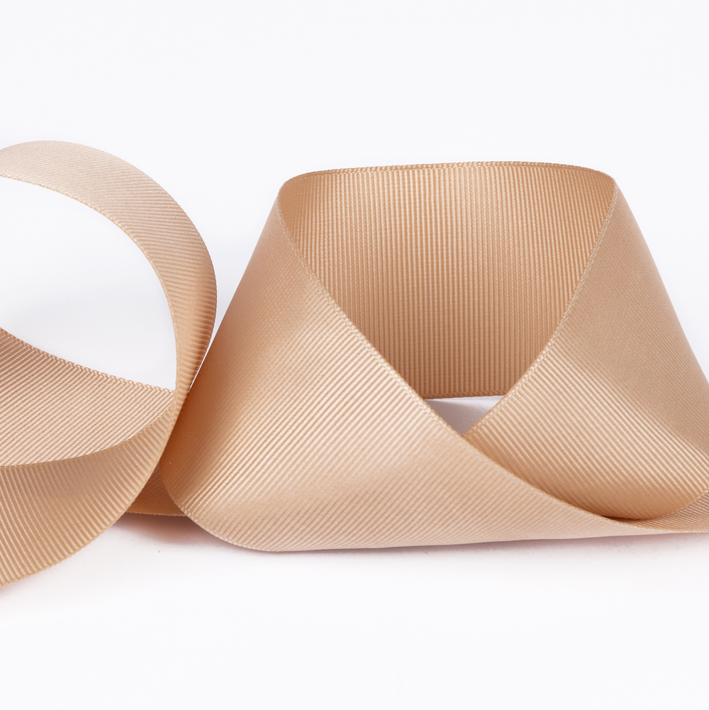 Репсовая лента GR-50 50 мм 2 " ,№005 бежевый