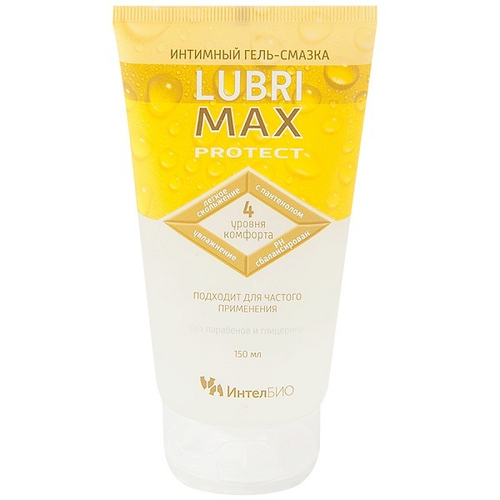 Интимный гель-смазка ИнтелБИО Lubrimax Protect 150мл