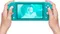 Игровая приставка Nintendo Switch Lite 32GB Turquoise Бирюзовый (Новый) + Чип + 256GB