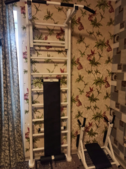 Монтаж шведской стенки Sv Sport в бетонные, кирпичные стены