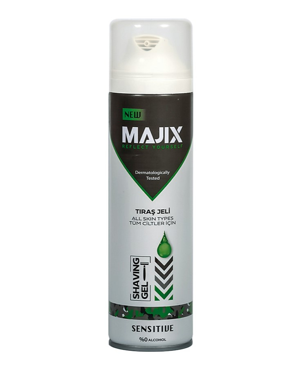 Majix Гель для бритья мужской Sensitive 200мл