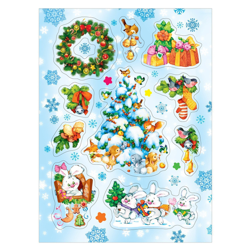 Наклейка НГ-1537 Наклейки (21глит.) НГ Мото 46500