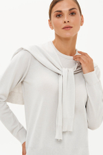 23376 Джемпер женский (светло-серый)