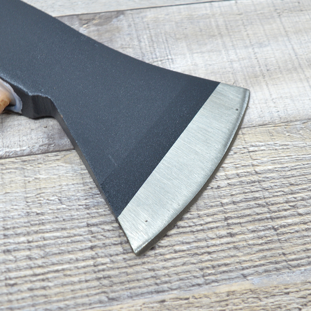 Топор 600г Премиум AXE6RBF, скругленное лезвие, деревянная рукоятка