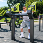 P-1804 Уличный тренажер Приседание с переменной нагрузкой ZAVODSPORTA