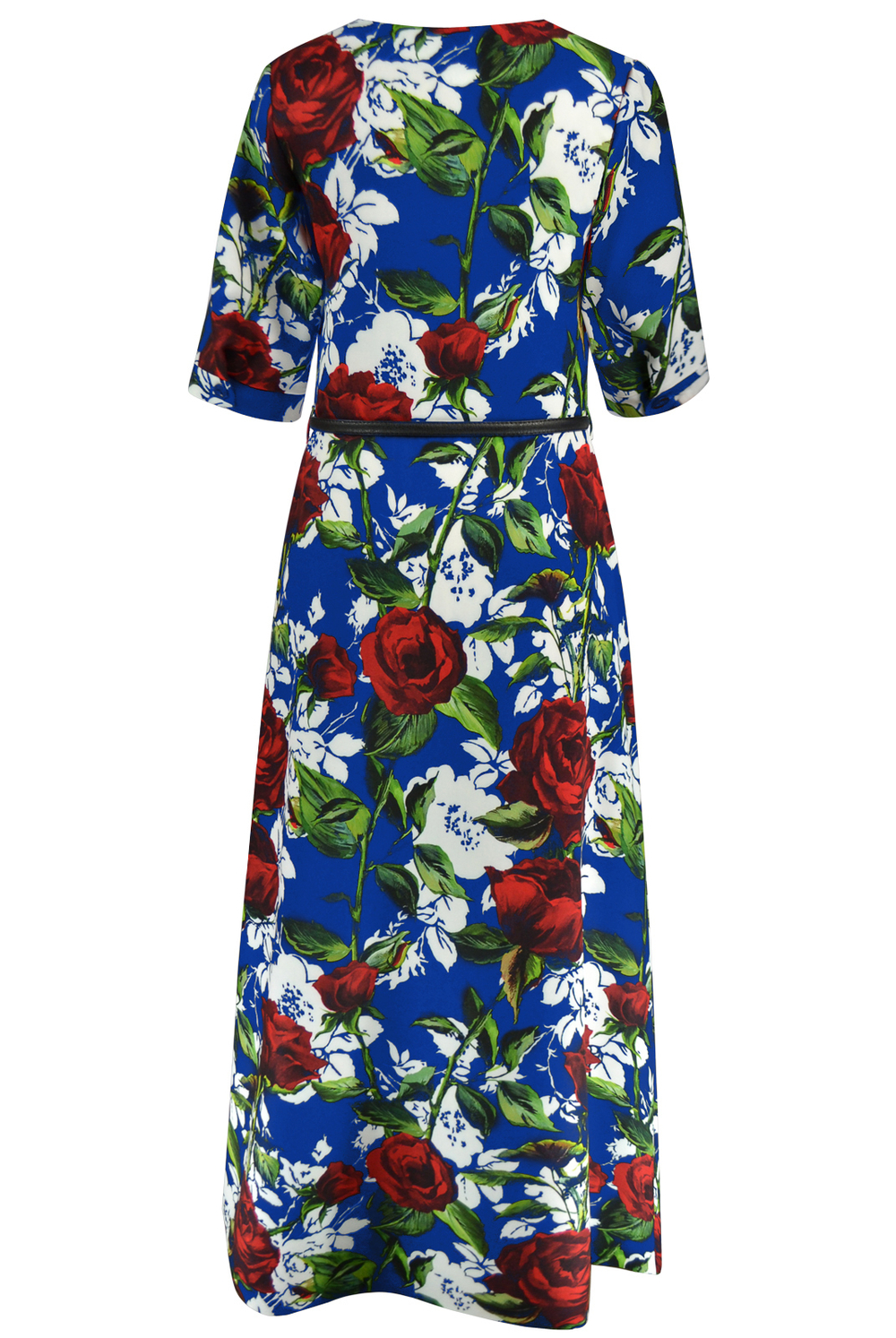 Платье женское 1076Аа, Гол.розы #184ГР051076Аа