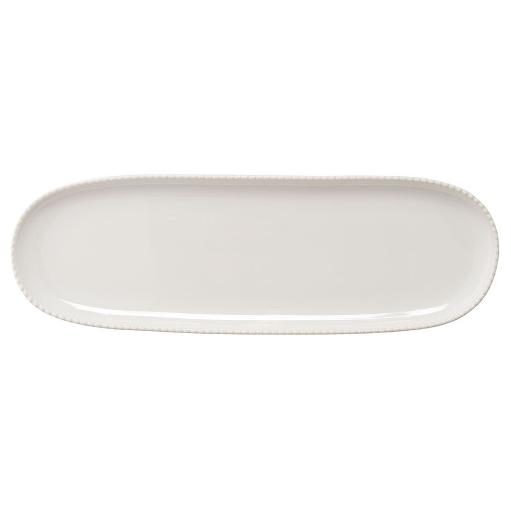 Овальное блюдо белого цвета из коллекции kitchen spirit