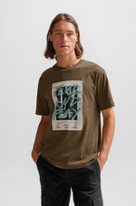 Футболка TeePantera BOSS ORANGE - оливковый(50510223)