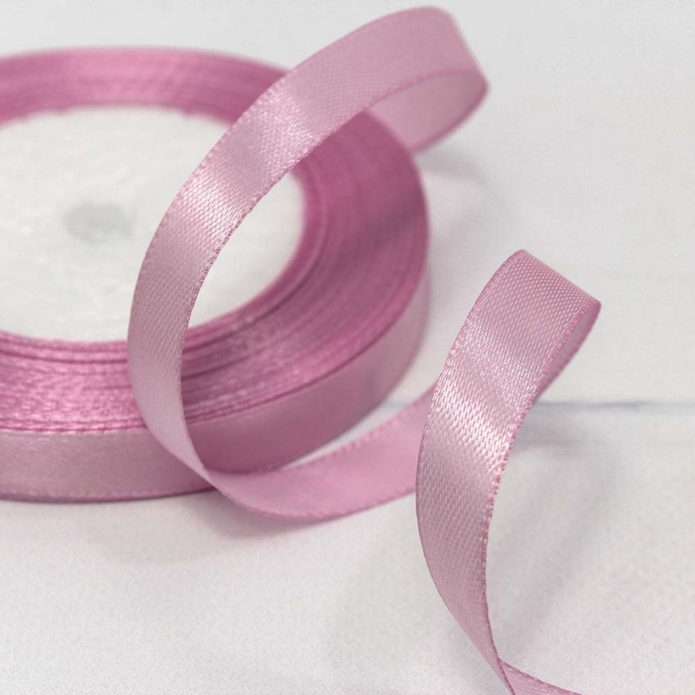 Лента Атласная 1,2см х 28м Сатин (Сиреневый)
