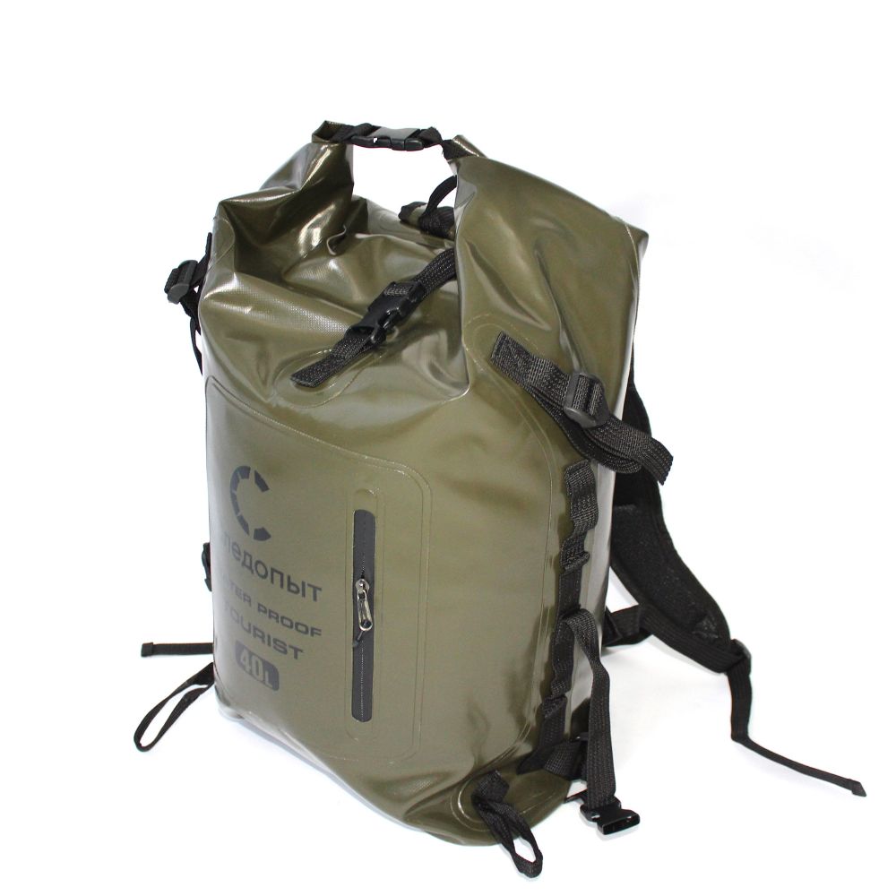 Герморюкзак  &quot;СЛЕДОПЫТ - Tourist&quot;, 40 л, цв. хаки/16/12/