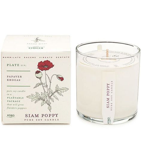 Siam Poppy, свеча The Seeds, Kobo Candles