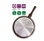 Сковорода Alpenkok AK-0038A/24N BROWN MARBLE 24 см.