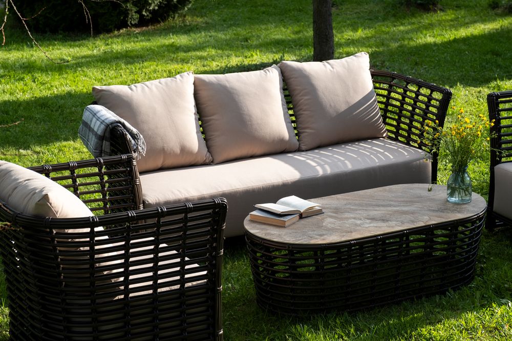 "Валенсия" лаунж-зона из искусственного ротанга, цвет бронзовый