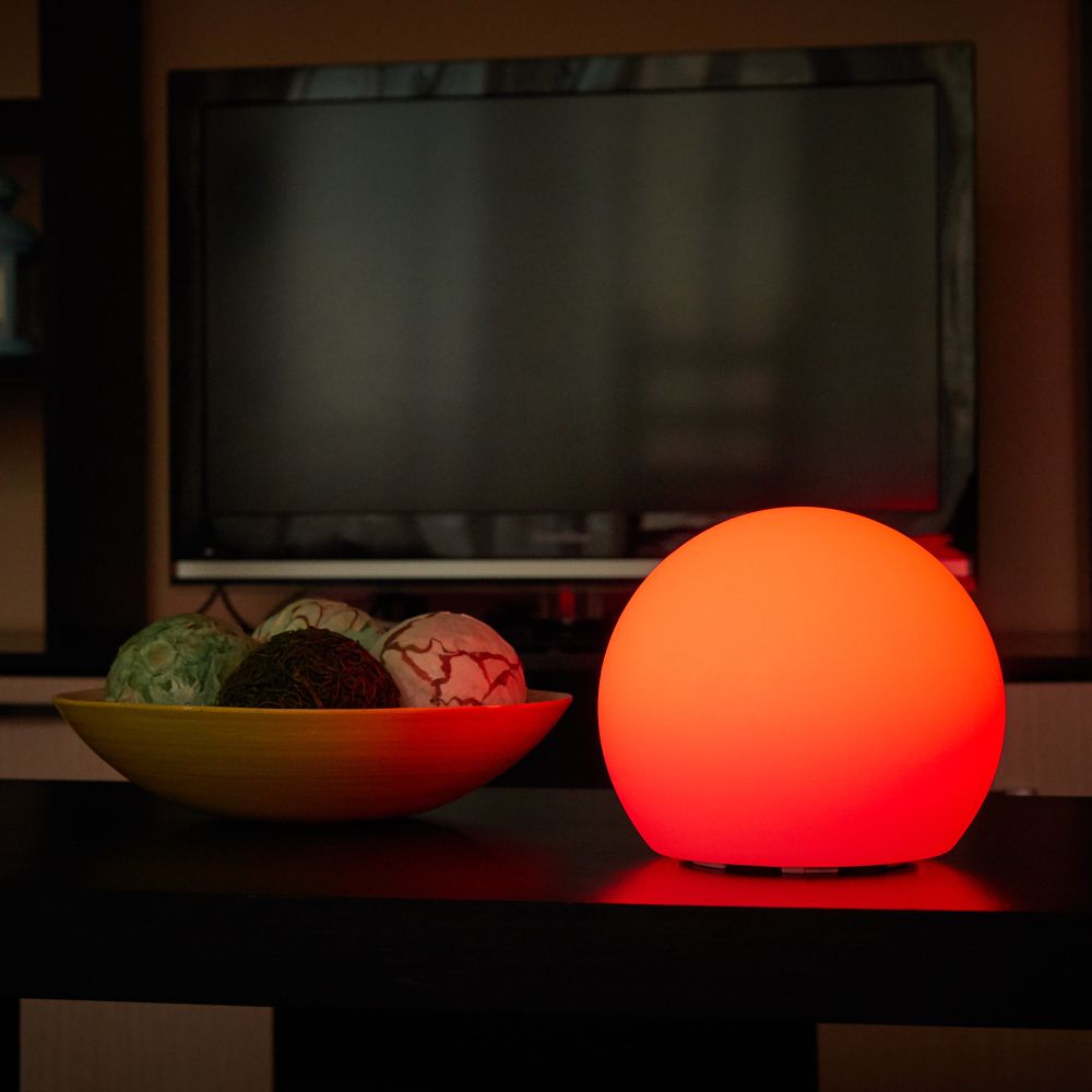 ULG-R001 020-RGB IP65 BALL Светильник декоративный светодиодный Шар. Аккумуляторный в-к. Диаметр 20см. RGB свет. TM Uniel