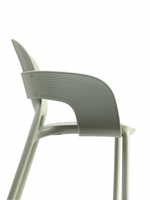 Кресло пластиковое Scab Design Hug Go Green, зеленый шалфей