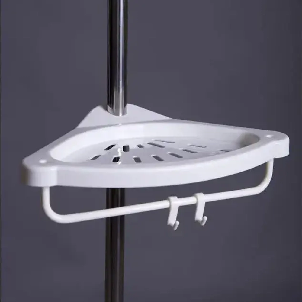 Полка для ванны угловая телескопическая, 4 полки 2,6м