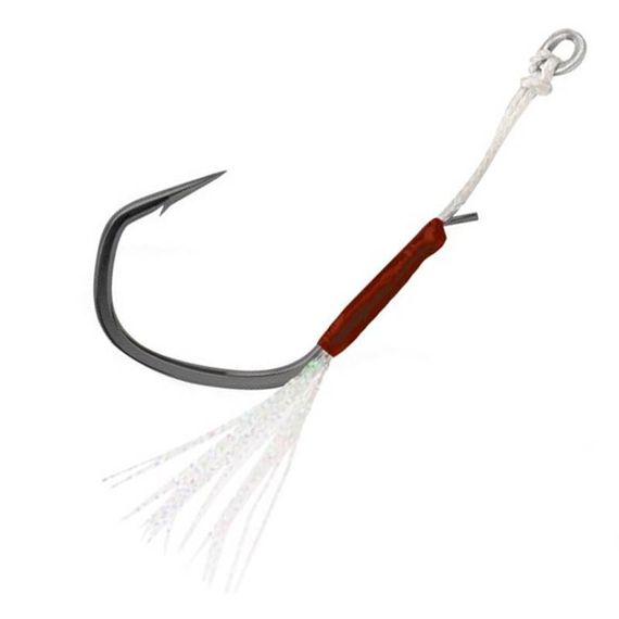 Крючок Assist VMC 7117 SATI (олово) №01 (2 поводка)