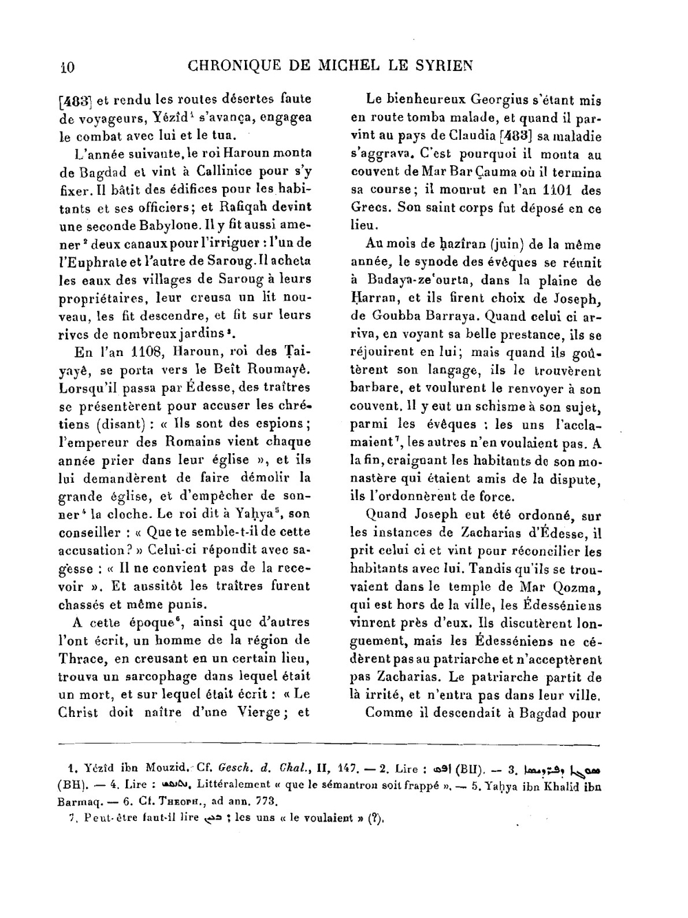 Chronique de Michel le Syrien. Volume 3 | Michel le Syrien; J.-B. Chabot