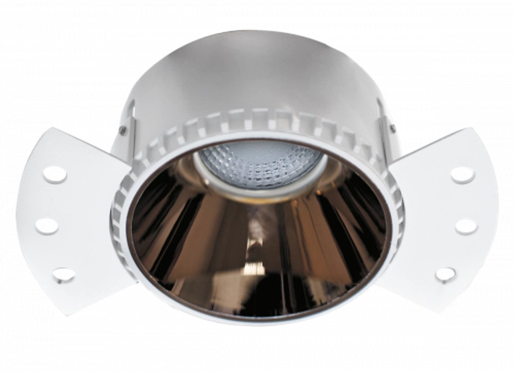 Встраиваемый светодиодный светильник под сменную лампу,  золото