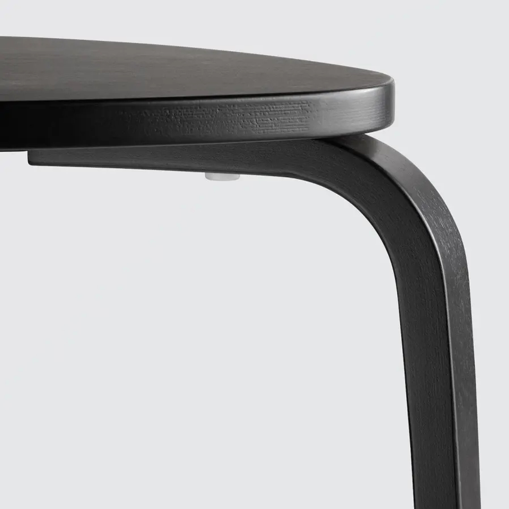 Табурет - KYRRE IKEA/ КЮРРЕ ИКЕА, 47х43х5 см, черный