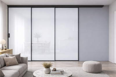 Раздвижная стеклянная перегородка ALBA TROVARE Via Interio 3.0.1