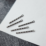 Подвеска, сталь, витая, литое кольцо, р-р 20 мм, штучно