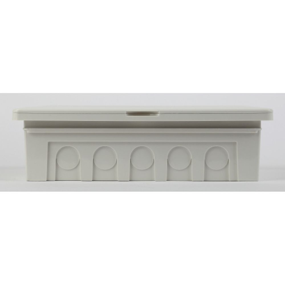 Корпус пластиковый ультратонкий ЩРВ-П-13 с белой крышкой IP41 ЭРА UNIQUE White_UBOX13 IP41 | Корпуса пластиковые