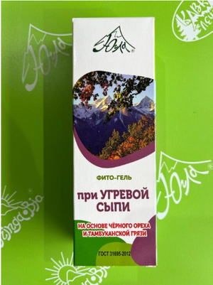 Фито-гель при угревой сыпи