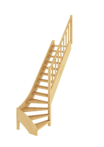 Лестница на второй этаж ЛС-07м/1 Правая под покраску