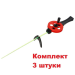 Удочка для зимней рыбалки Три Кита "Профи" УП-3, с пластмассовой ручкой (хлыст поликарбонат), (упк. 10шт.) (удочка зимняя)
