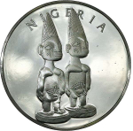 France, Les Médailles des Nations du Monde Nigeria Medal, 1980