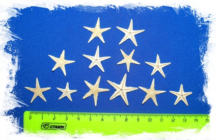 Сахарные морские звездочки 2-3см 50шт (есть лом, в пачке 200шт)