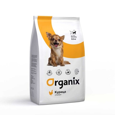 Organix Adult Dog Small Breed Chicken - сухой корм для собак мелких пород (курица)