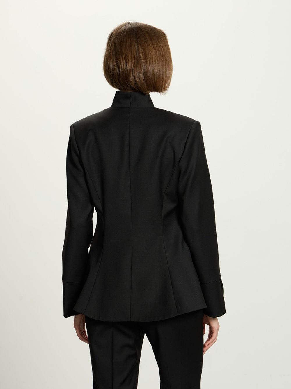 Жакет Каролина черный шерсть