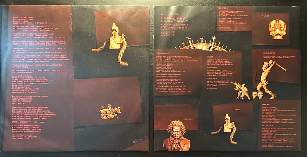 Sepultura - AВ-Lex 2LP (Германия 2009г.)