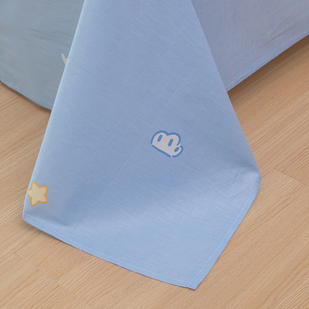 Комплект постельного белья Сатин с Одеялом Young 100% хлопок на резинке OBKR020