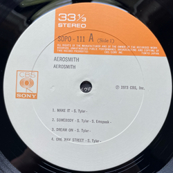 Винтажная виниловая пластинка LP Aerosmith Dream On (Япония 1975) (Без Оби)