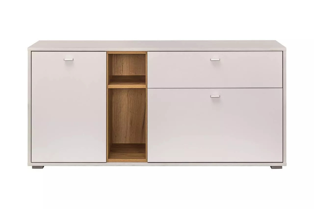 Бэль Тумба 10.91 Дуб Золотой / Белый