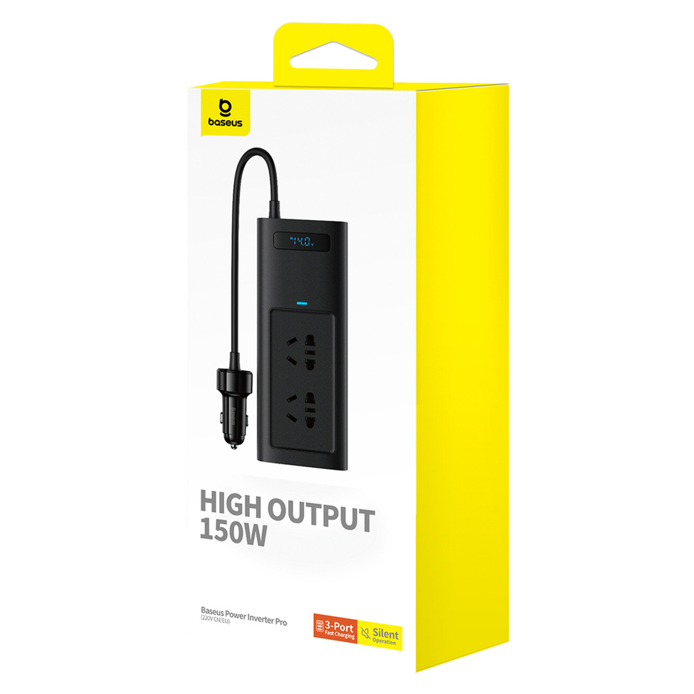 Автомобильный инвертор Baseus Power Inverter Pro 12V-220V 150W