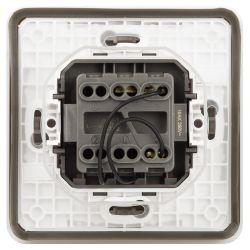 Переключатель ЭРА Эксперт 11-1527-01 с подсветкой IP55, 10АХ-250В, СУ, белый